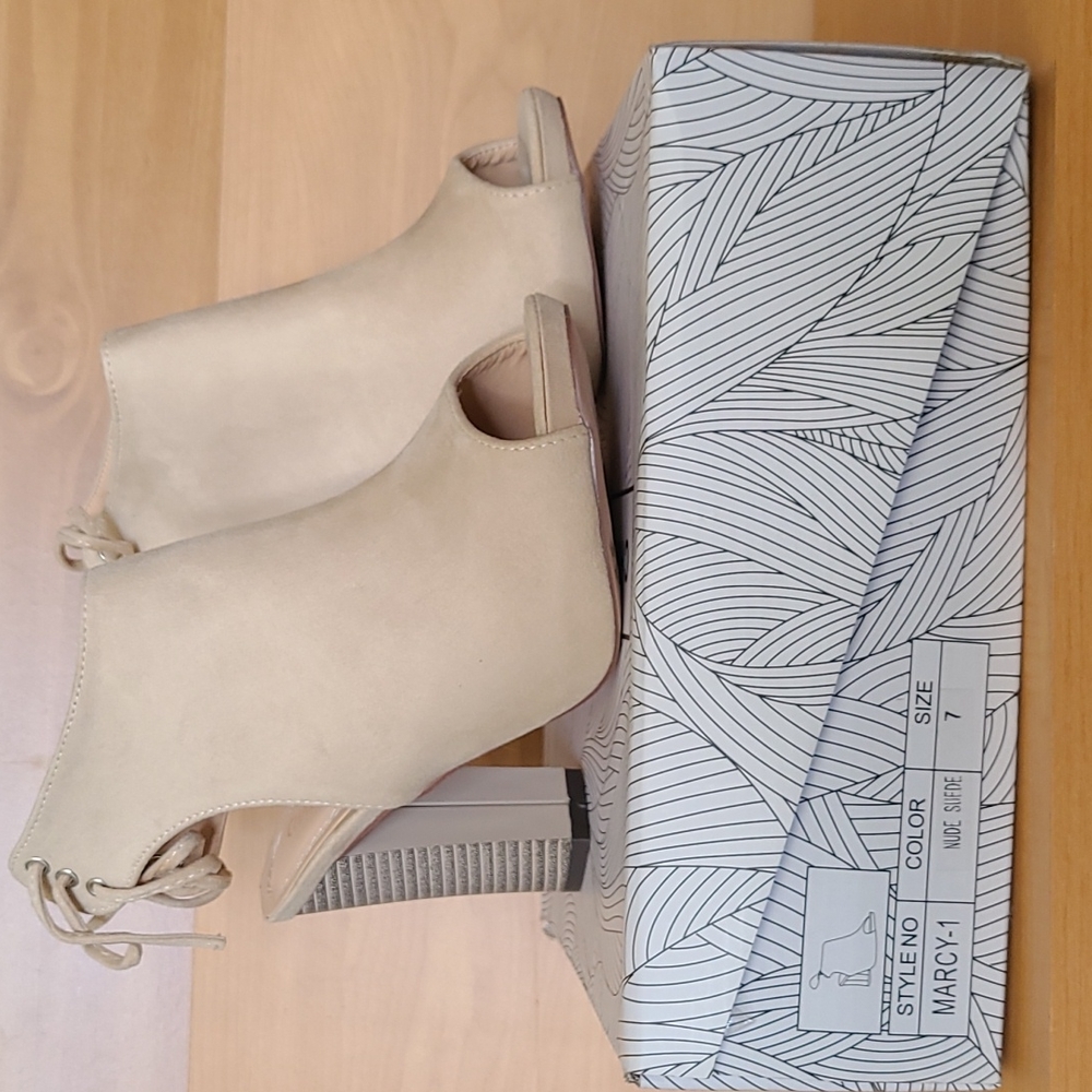 NWT Suede Booties